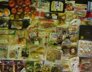 集積所に出された未利用の食品の画像