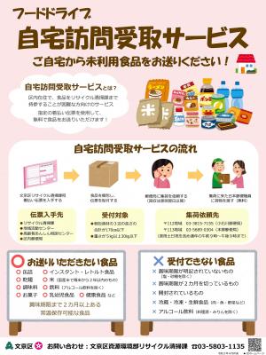 自宅訪問受取サービスチラシ
