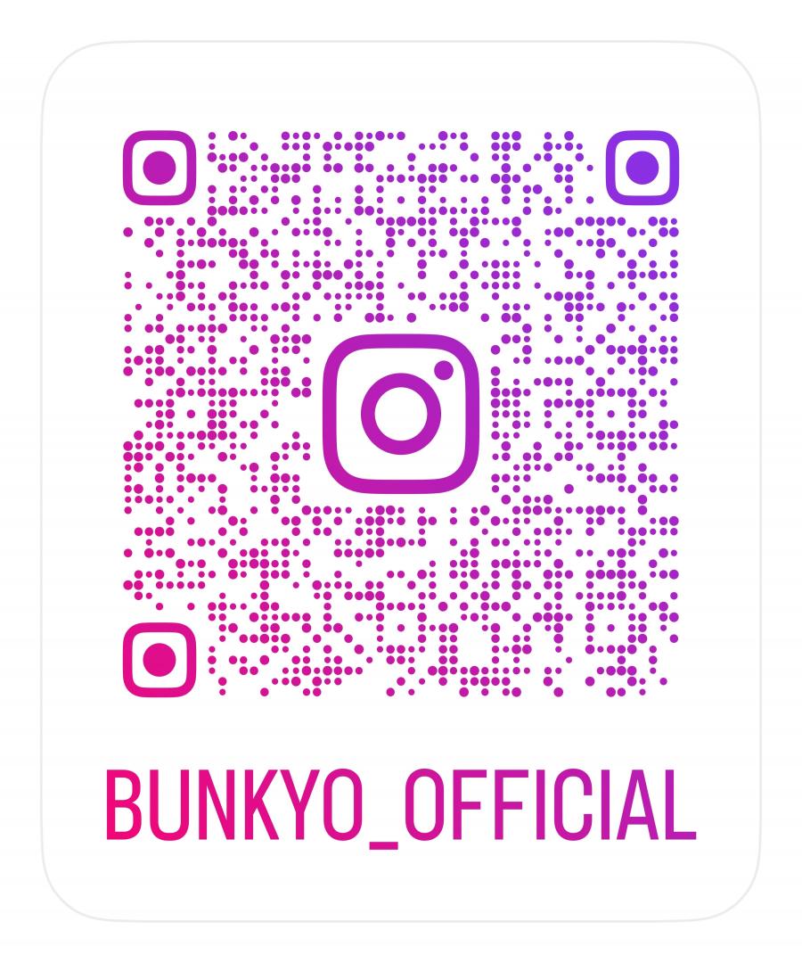 文京区公式Instagramの二次元コード