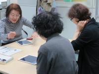 タブレット講座会場の風景
