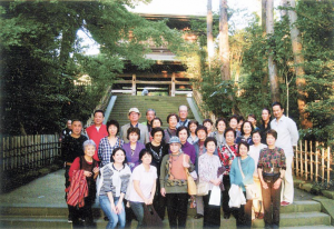 画像：円覚寺（鎌倉）にて