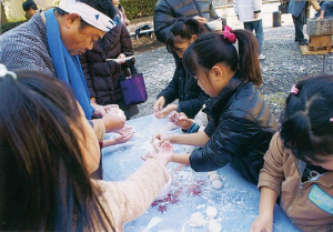 画像：もちつき大会