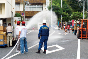画像：防火・防災訓練