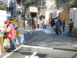 画像：もちつき大会