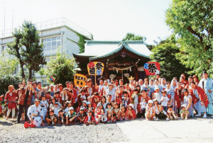 画像：小日向神社秋の例大祭