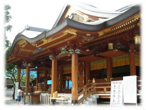 湯島天満宮の境内