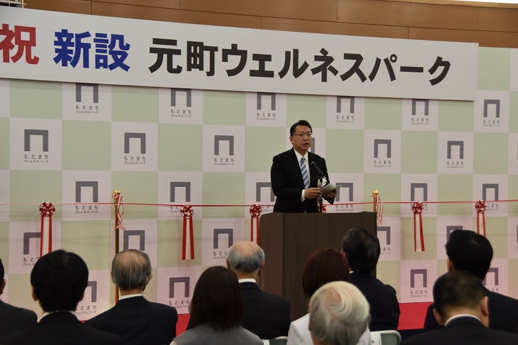 区長挨拶の様子