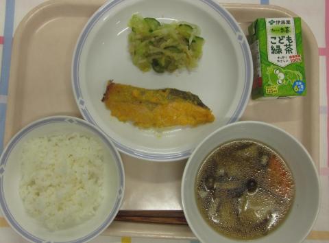 当日の給食