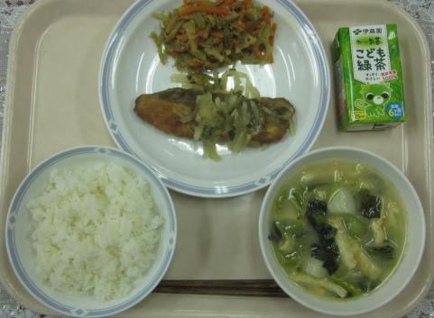 当日の給食